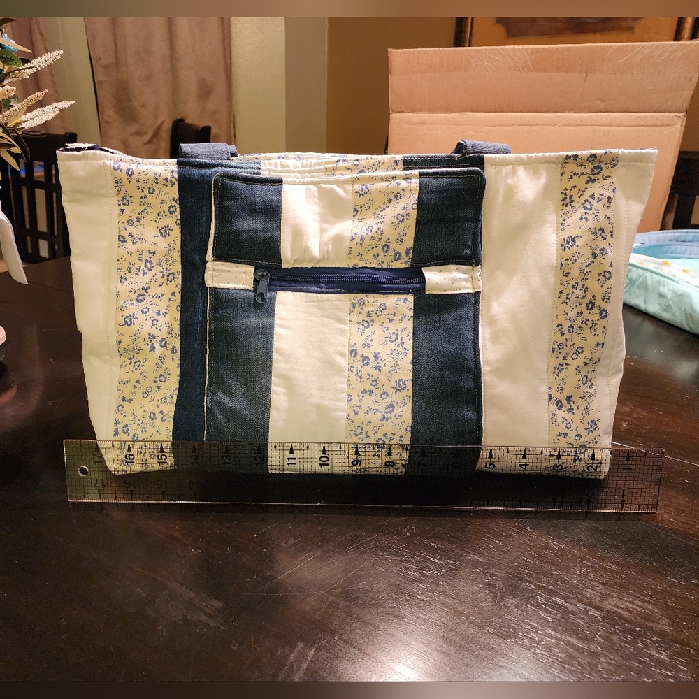 Handmade Upcycled jeans tote